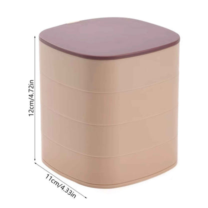 Organizador de Joyas Giratorio - 4 Capas 360°